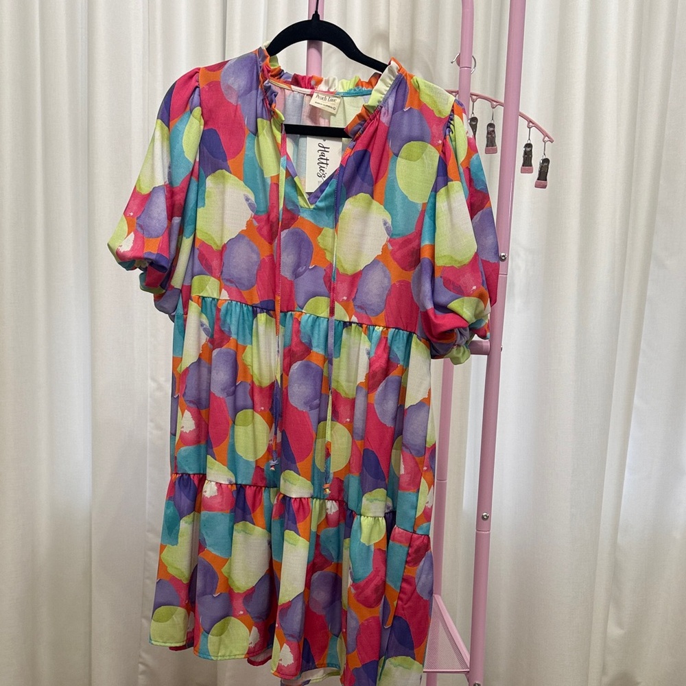 Peach Love California Multicolor  Dress